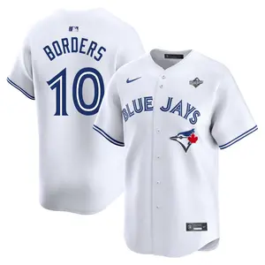 Pat Borders Toronto Blue Jays Youth Limited Home 2025 World Series Jersey - White