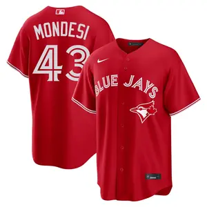 Raul Mondesi Toronto Blue Jays Replica Canada Day Jersey - Red