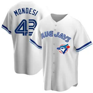 Raul Mondesi Toronto Blue Jays Youth Replica Home Cooperstown Collection Jersey - White