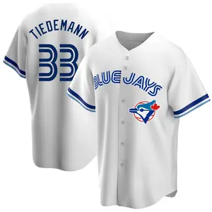 Ricky Tiedemann Toronto Blue Jays Replica Home Cooperstown Collection Jersey - White