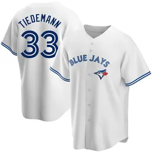 Ricky Tiedemann Toronto Blue Jays Replica Home Jersey - White