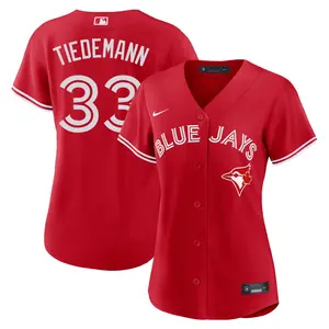 Ricky Tiedemann Toronto Blue Jays Women's Replica Canada Day Jersey - Red
