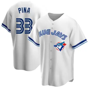 Robinson Pina Toronto Blue Jays Youth Replica Home Cooperstown Collection Jersey - White