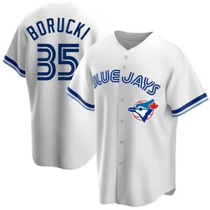 Ryan Borucki Toronto Blue Jays Replica Home Cooperstown Collection Jersey - White