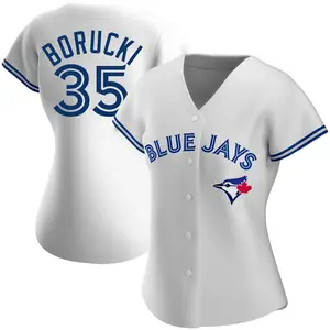 Ryan Borucki Toronto Blue Jays Women's Authentic Home Jersey - White