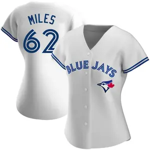 Spencer Miles Toronto Blue Jays Women's Authentic Home Jersey - White