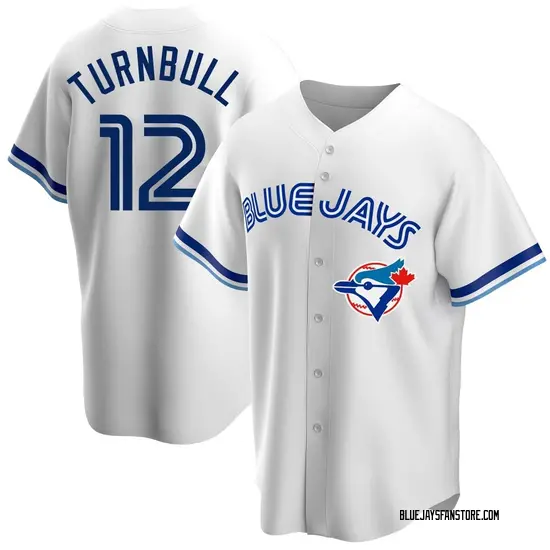 Spencer Turnbull Toronto Blue Jays Youth Replica Home Cooperstown Collection Jersey - White