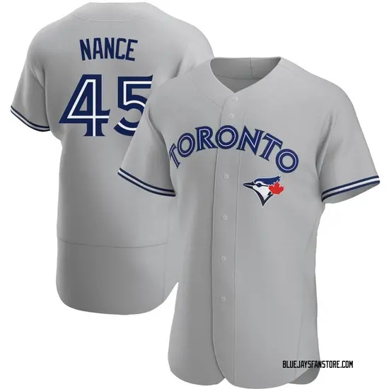 Tommy Nance Toronto Blue Jays Authentic Road Jersey - Gray