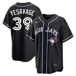 Trey Yesavage Toronto Blue Jays Youth Replica Fashion Out Jersey - Black