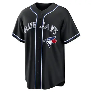 Trey Yesavage Toronto Blue Jays Youth Replica Fashion Out Jersey - Black