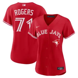 Tyler Rogers Toronto Blue Jays Women's Replica Canada Day Jersey - Red