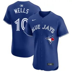 Vernon Wells Toronto Blue Jays Elite Alternate Jersey - Royal