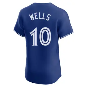 Vernon Wells Toronto Blue Jays Elite Alternate Jersey - Royal