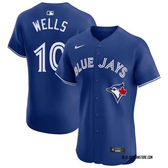 Vernon Wells Toronto Blue Jays Elite Alternate Jersey - Royal